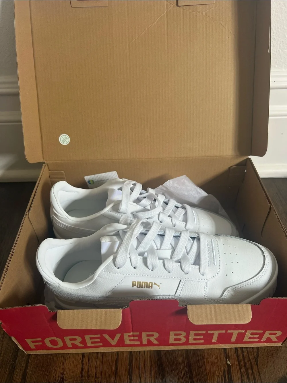 Puma Kids' White Platform Sneakers - Brand New